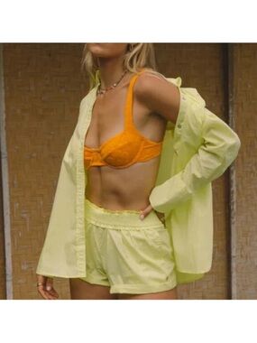 Coverup set top & shorts